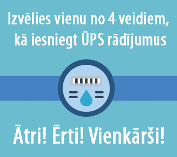 Četri veidi, kā ērti iesniegt ūdens patēriņa skaitītāju rādījumus