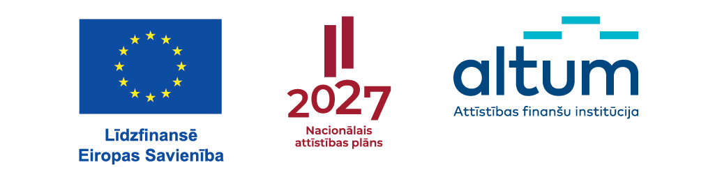 Eiropas Reģionālās attīstības fonda (ERAF) līdzfinansējuma logotipa ansamblis