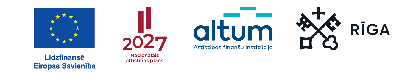 Eiropas Reģionālās attīstības fonda (ERAF) līdzfinansējuma logotipa ansamblis, Rīgas pašvaldības logotips