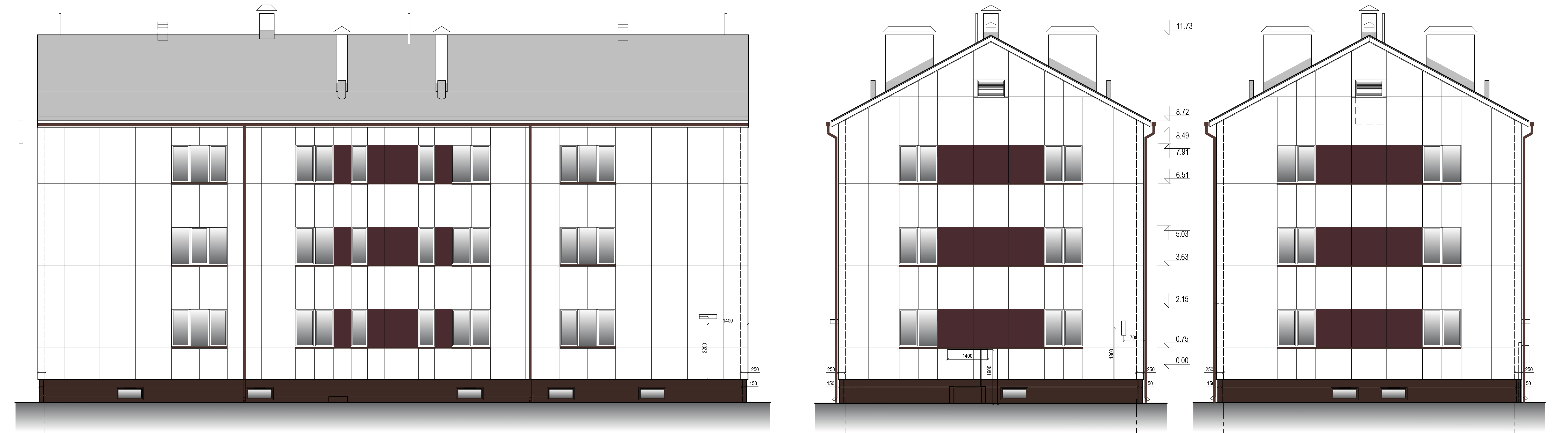 Putnu ielas 8 k-2 ēkas renovācijas vizualizācija