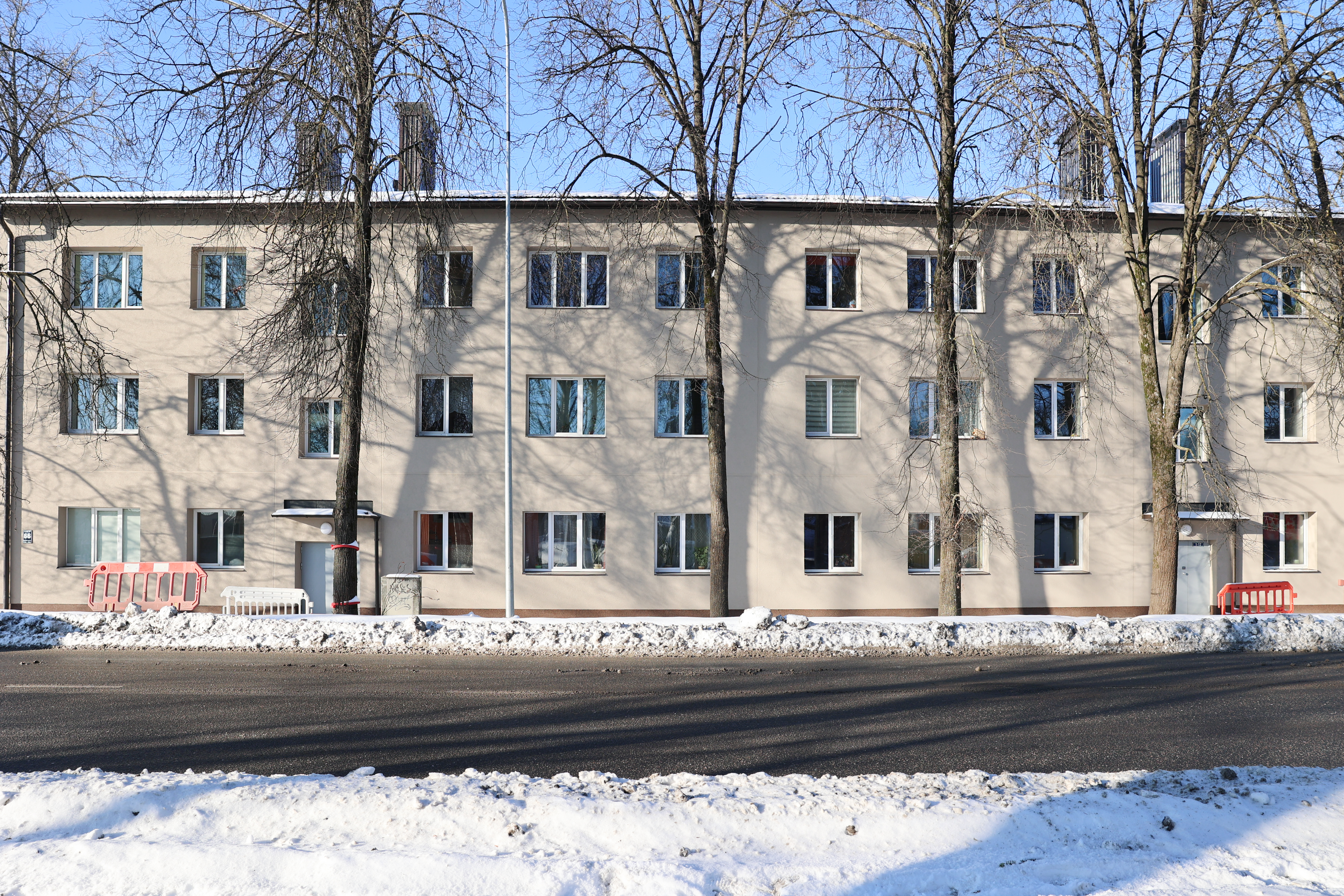 Nams Krustpils ielā 66 pēc renovācijas