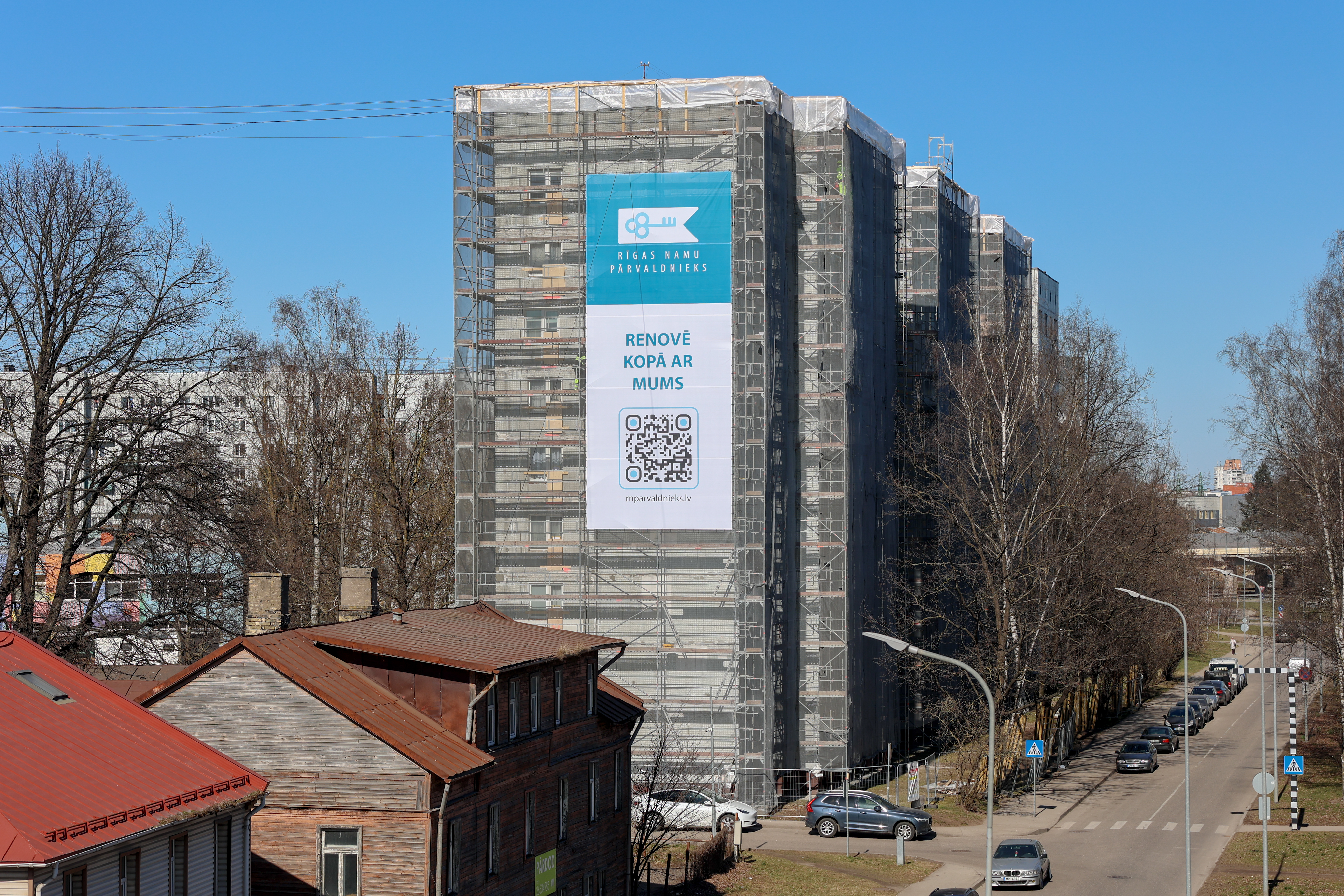 Uzsākta nama Slāvu ielā 15 renovācija