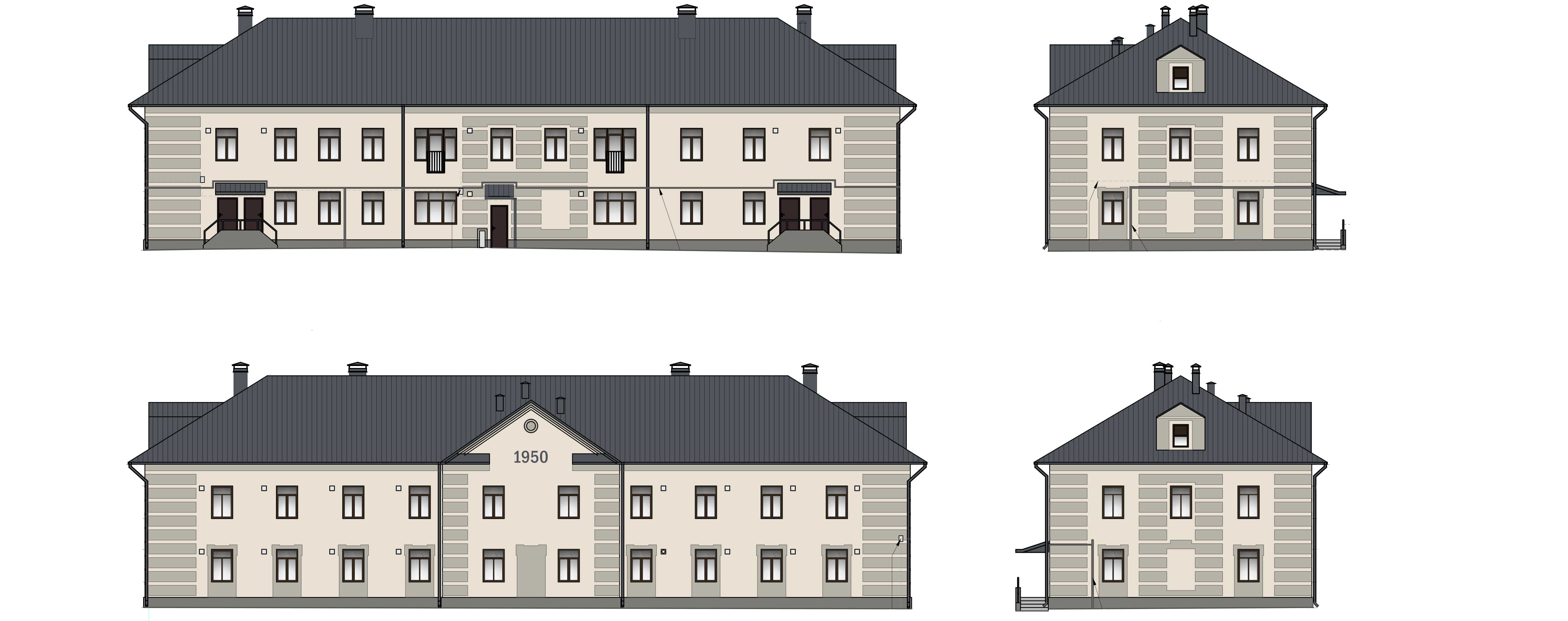 Lubānas ielas 41 k-2 ēkas renovācijas vizualizācija