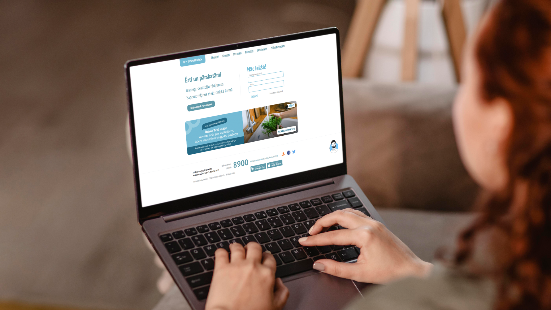 Apstiprini savu identitāti, ienākot e-parvaldnieks